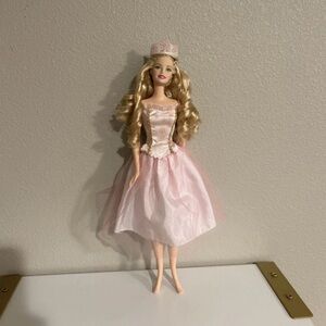 Mattel Barbie Fantasy Tales The Nutcracker Sugarplum Princess W/ VHS FILM B5824